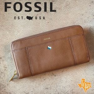 Fossil Jori RFID Zip Clutch